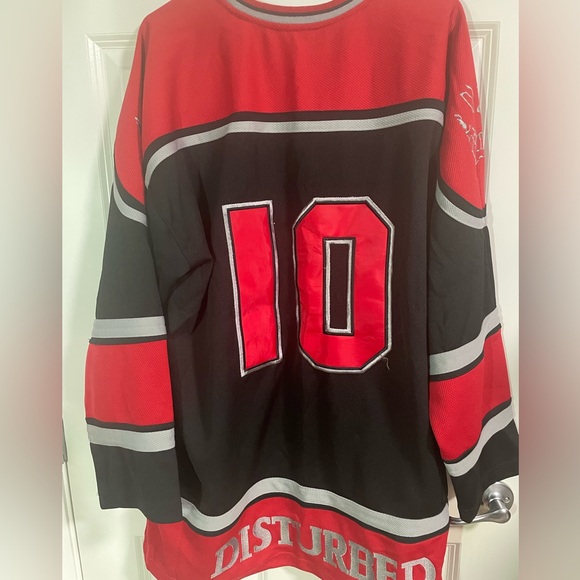 Vintage disturbed band hockey jersey - Picture 3 of 4